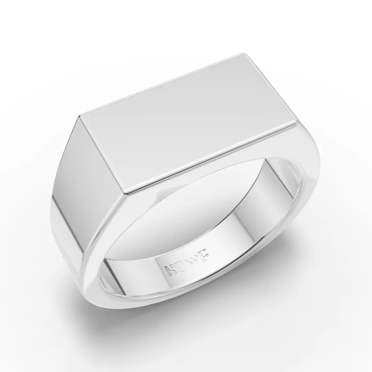 Classic Rectangle Plain Ring